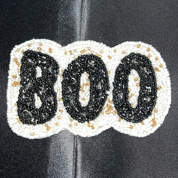 Bella Lux | Beaded “BOO” Coasters | Set of 4 - Picture 3 of 5